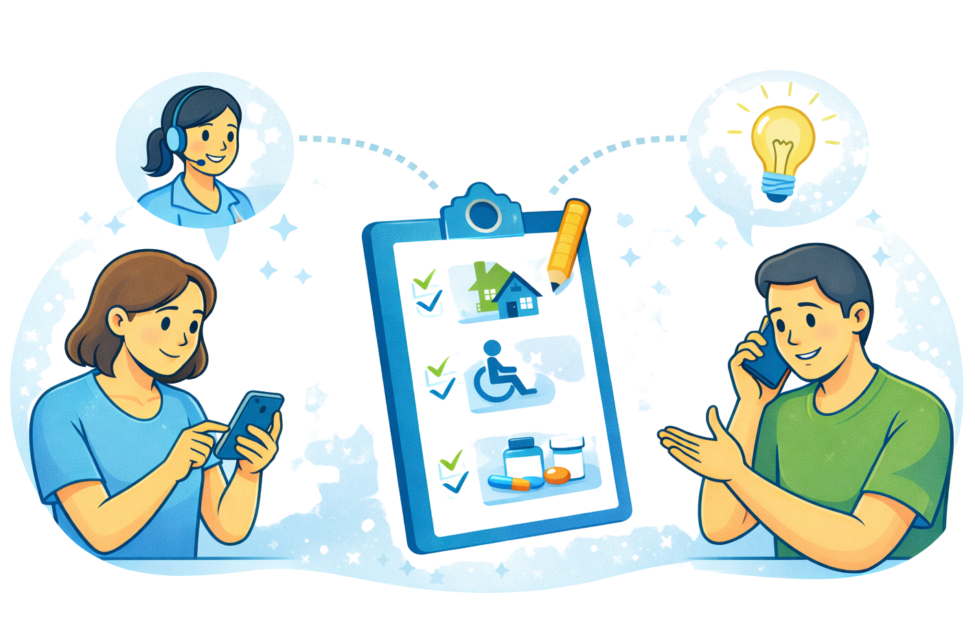 trouver solution de services d'aide à domicile