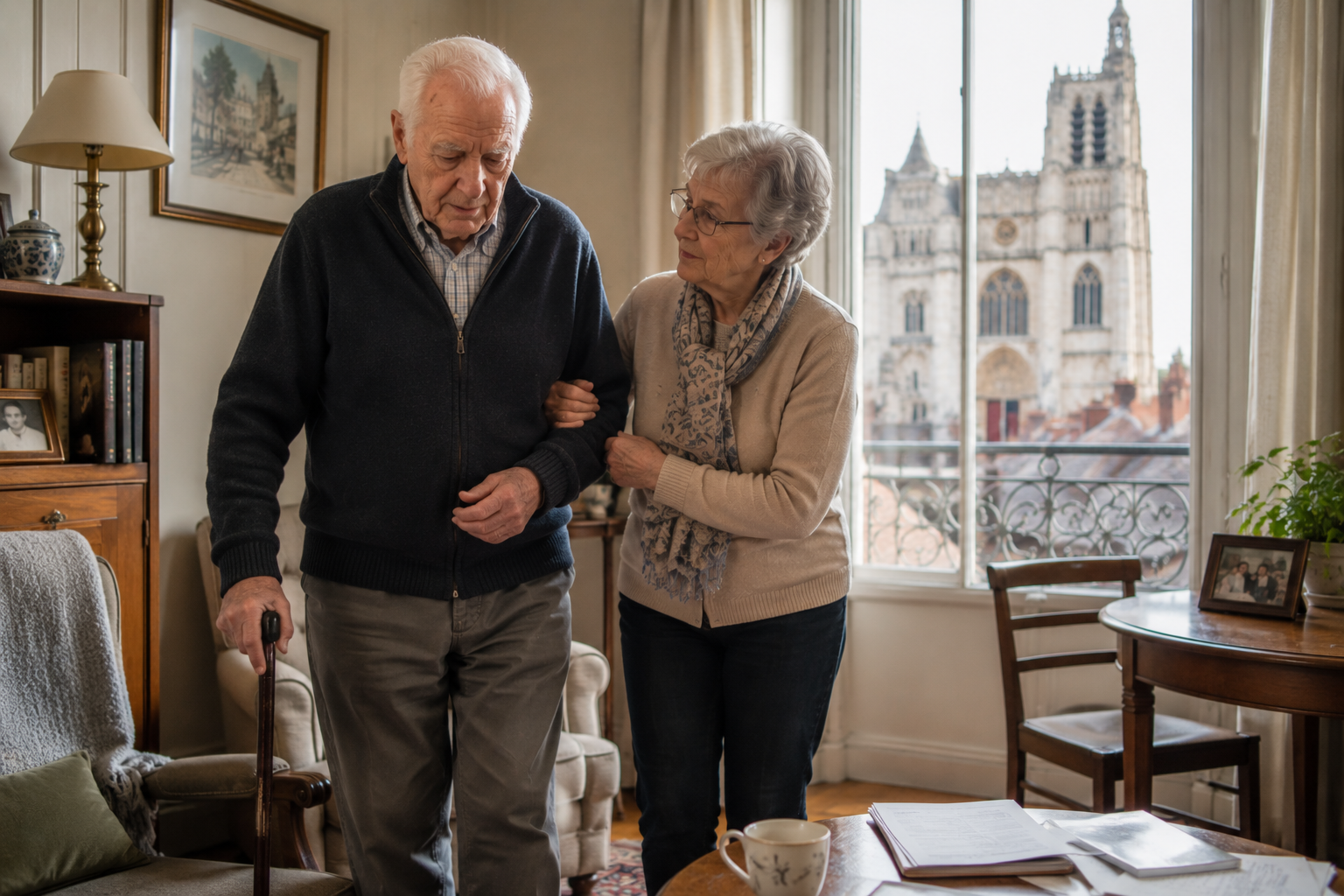couple dont l'homme à fait un AVC à la recherche d'une solution d'aide à domicile