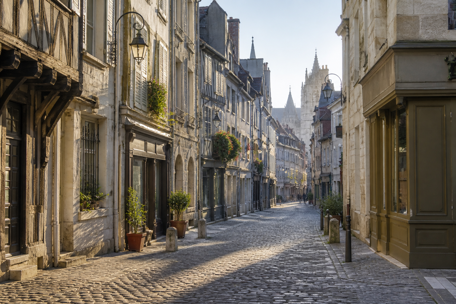 rue du centre ville historique de SENS